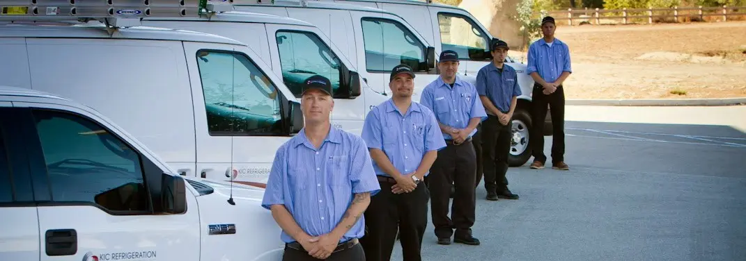 KIC Refrigeration crew ready for Mini Split Repair jobs across Scotts Valley
